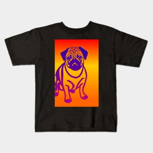 Pug Pop Art Kids T-Shirt